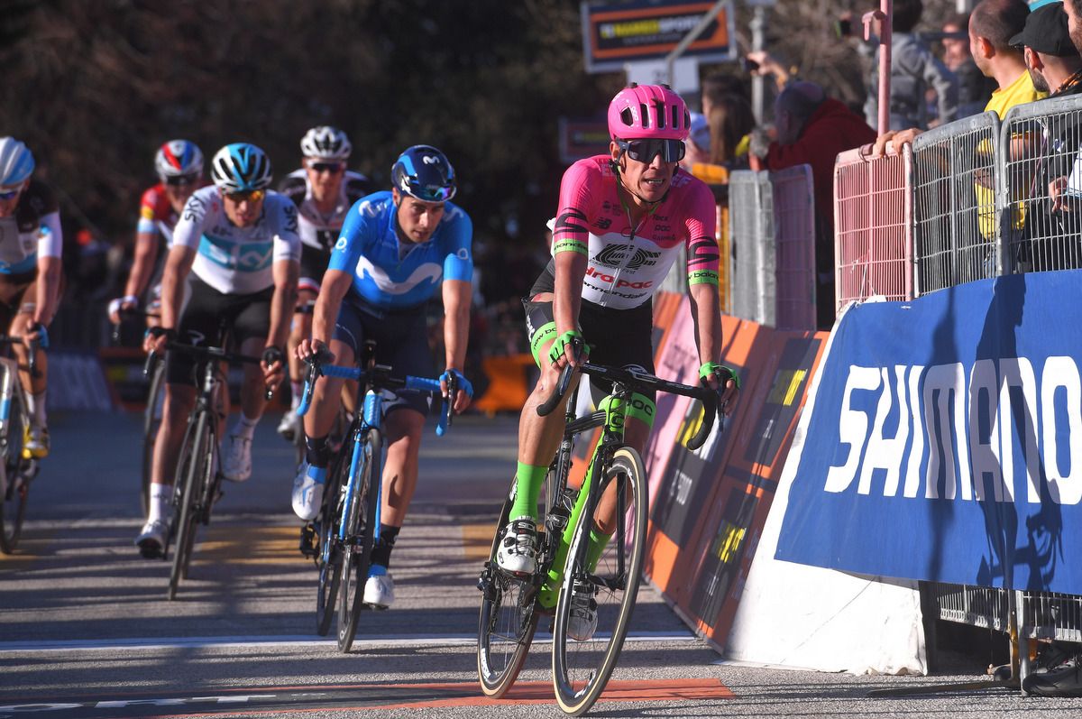 Rigoberto Uran (EF Education First-Drapac) crosses the line