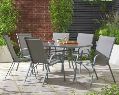 Argos Garden Furniture 8 Practical, 4 Seater Dining Table And Chairs Argos