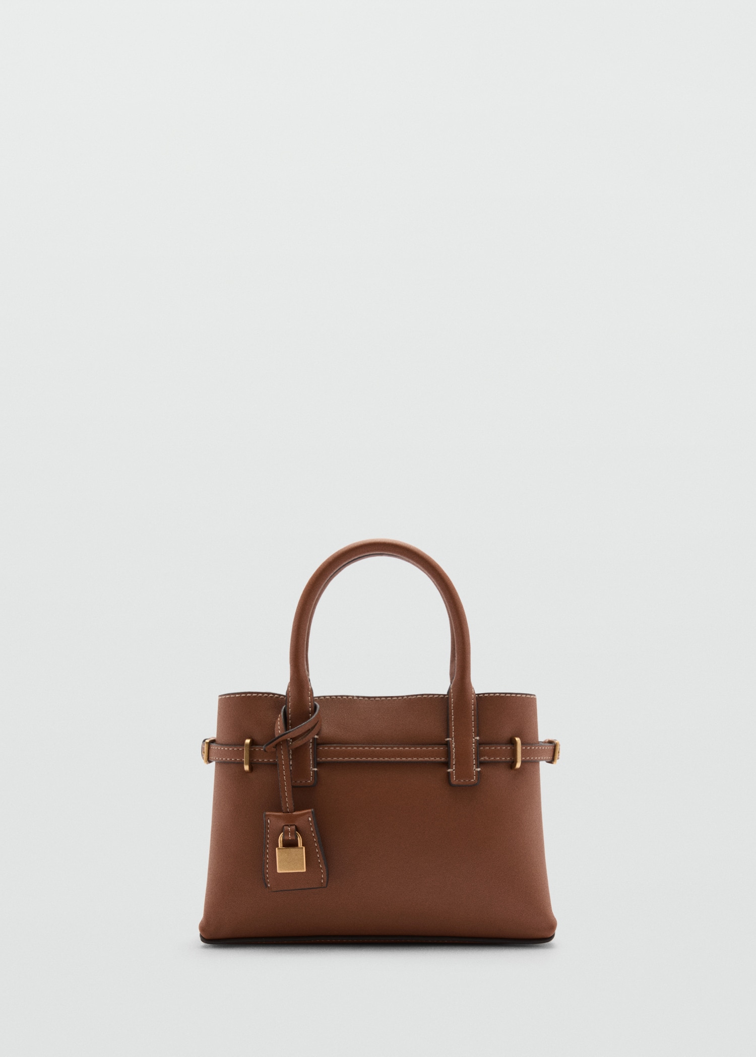 Mini-Shopper With Rear Padlock - Women | Mango Usa