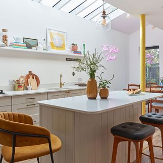 kitchen diner extension with island