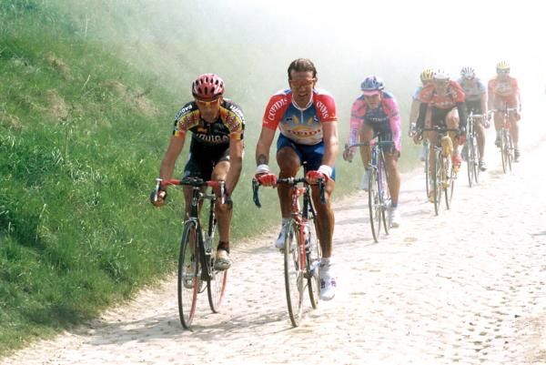 The 2000 edition was a dusty one, as seen here with Cofidis' Philippe Gaumont.
