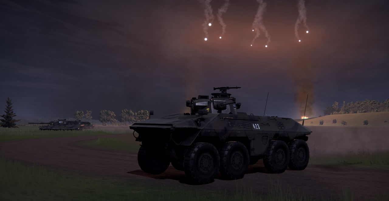 An image of warsaw pact and NATO forces fighting in the Cold War RTS Regiments.