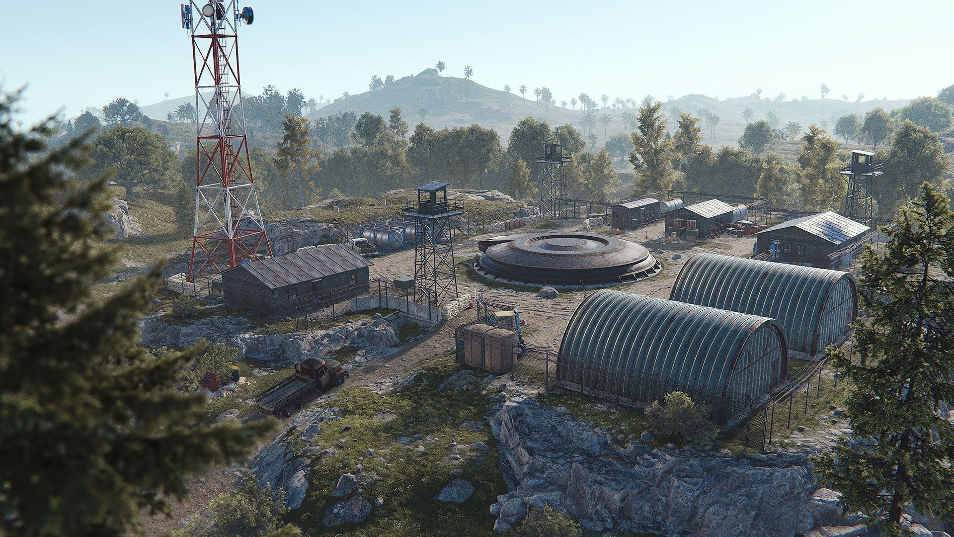 The nuclear missile silo monument in Rust