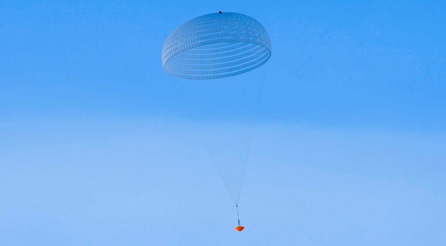 European Mars Lander Suffers Parachute Damage in Test