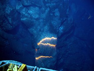 The hottest measured lava temperature on record was found at a submarine volcano called West Mata in the Pacific Ocean.