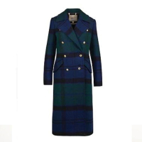 Barbour Tartan Inverraray Wool Coat, £369 ($460.17) | John Lewis