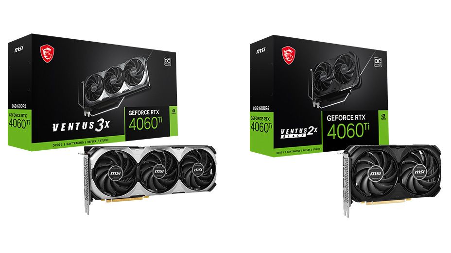 MSI RTX 4060 Ti 8GB cards