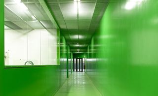 electric green corridor