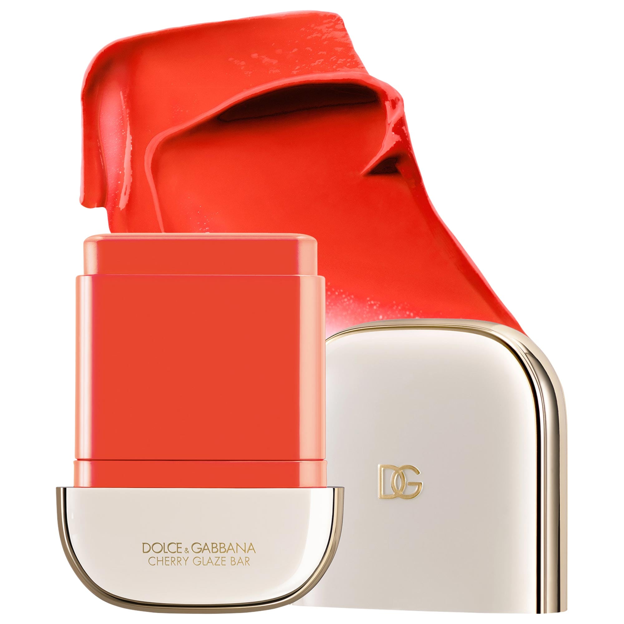 Cherry Glaze Bar 24h Lasting Glow & Waterproof Cream Blush Stick With Vegan Collagen - 02 Smitten Pink