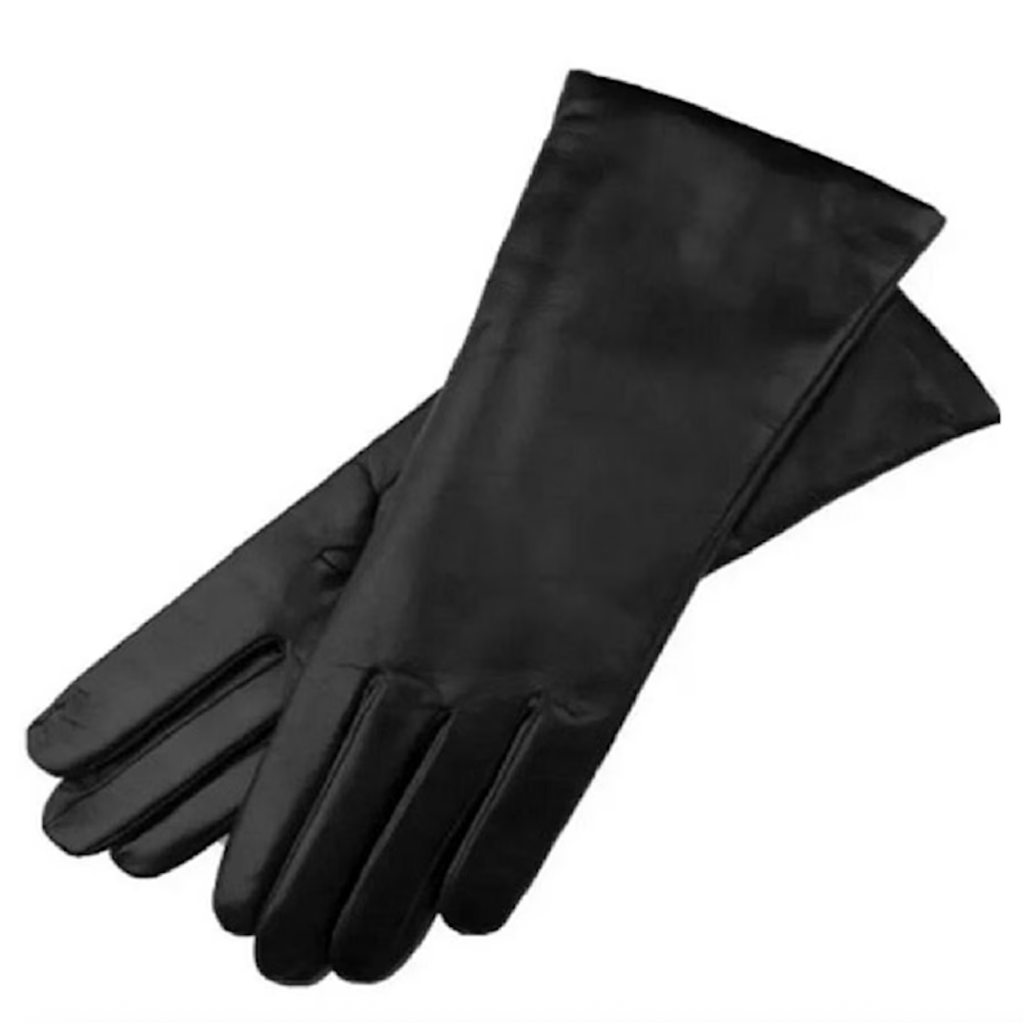1861 Glove Manufactury, Marsala - Women's Minimalist Leather Gloves In Black