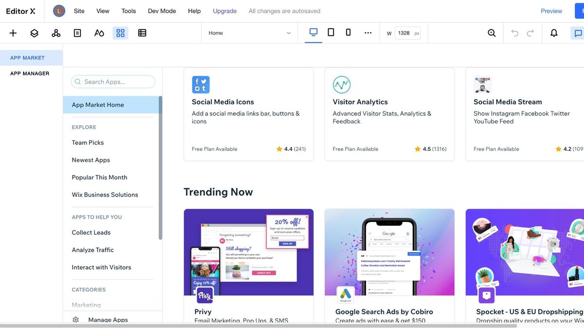 Editor X website builder review | Tom's Guide