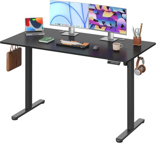 55-inch black standing desk