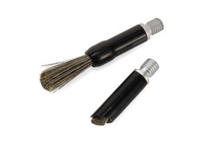 You have the choice of a long or a short brush tip and Glide Bevel Tip for more precise work