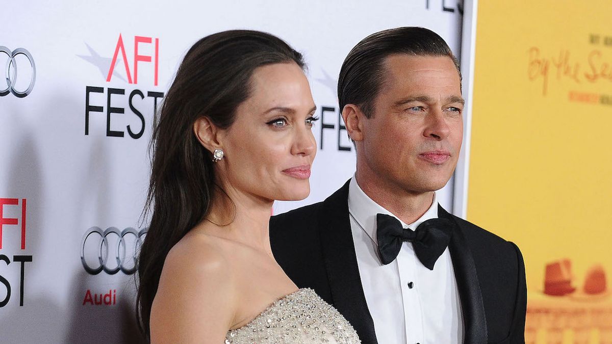 Brad Pitt and Angelina Jolie in 2015