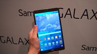 The Galaxy Tab S screen wows