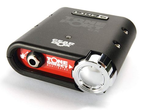 The Toneport GX's hardware interface is simple but effective