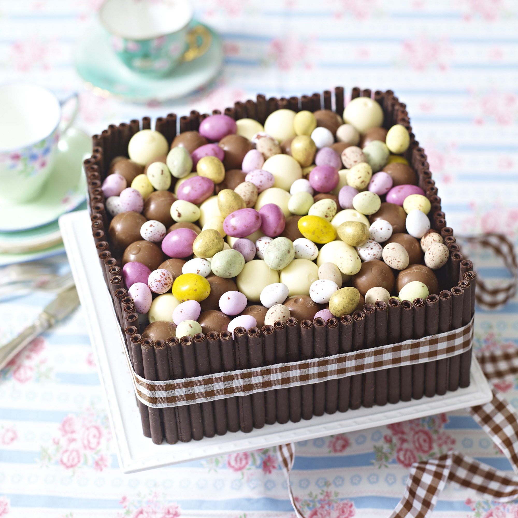 Chocolate & Raspberry Celebration Cake - The Great British Bake Off | The  Great British Bake Off