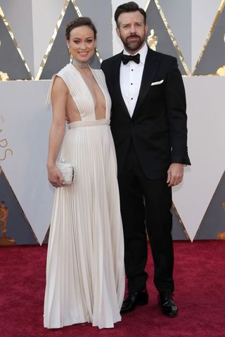 Olivia Wilde & Jason Sudeikis At The Oscars 2016