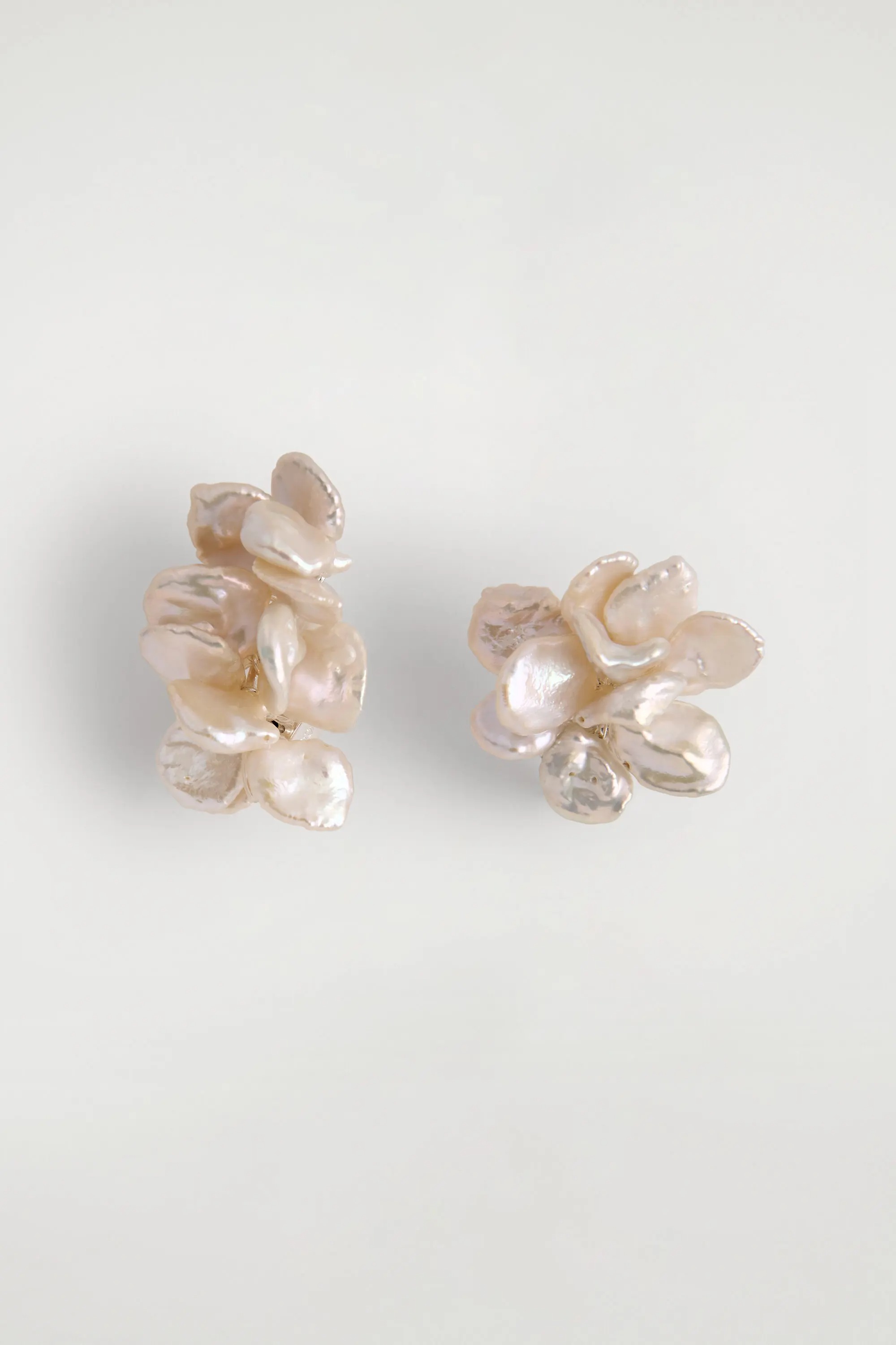 COS, Mismatched Clustered Pearl Earrings