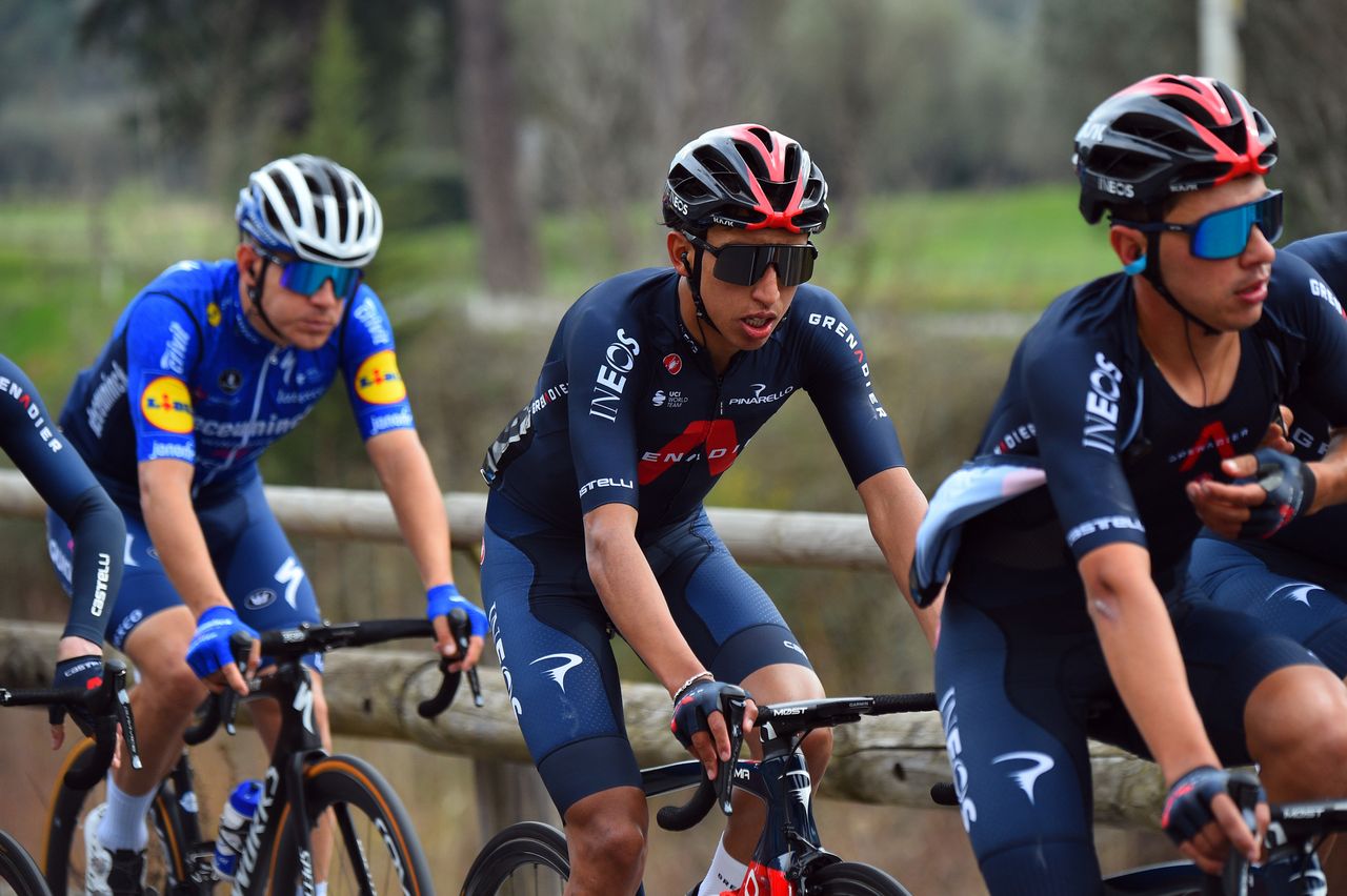 Trofeo Laigueglia 2021 - 58th Edition - Laigueglia - Laigueglia 202 km - 03/03/2021 - Egan Bernal (COL - Ineos Grenadiers) - photo Dario Belingheri/BettiniPhoto&Acirc;&copy;2021