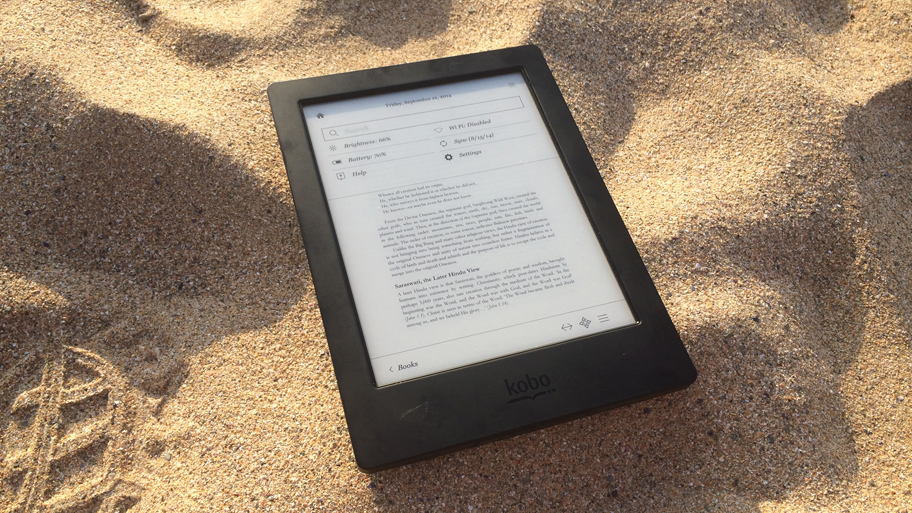 kobo aura h2o analise em portugues