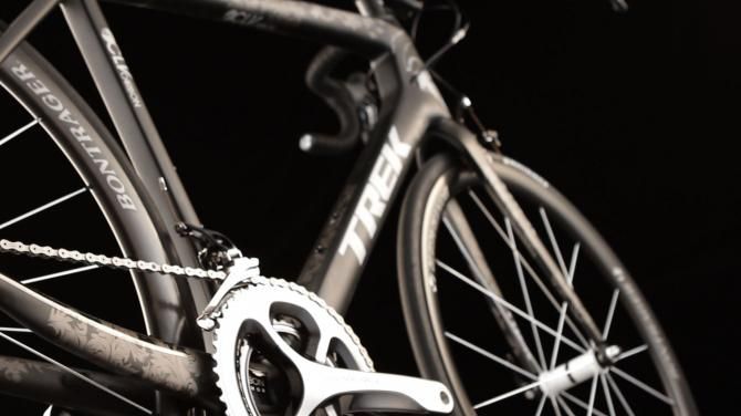 This build features Dura-Ace and Bontrager's finest carbon components