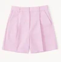 Ultra High Rise Tailored Short, $65 | Abercrombie &amp; Fitch