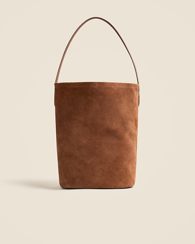 Berkeley Bucket Bag in Leather and Suede