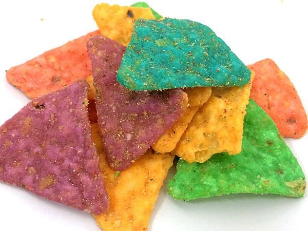 Rainbow Doritos.