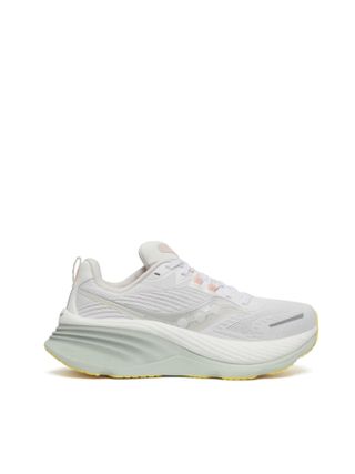 the Saucony women's Hurricane 24 in shade white