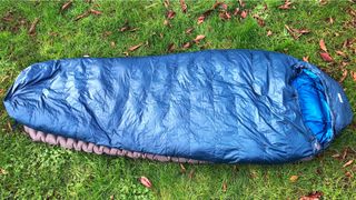 Alpkit Pipedream 400 sleeping bag with Alpkit Whisper sleeping mat