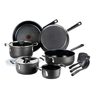 T-fal All-In-One Hard Anodized Cookware Set, 12-Piece