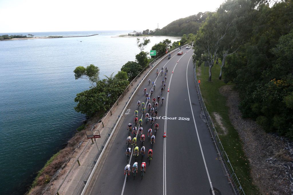 The race was taking place on Australia's Gold Coast