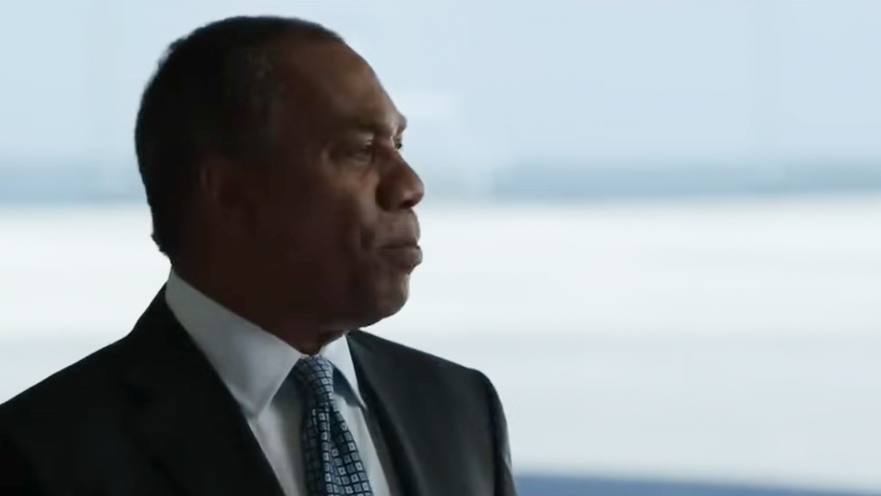 Joe Morton as Rowan Pope, wearing a dark suit in Scandal.