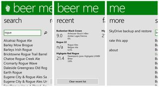 Beer Me Main Pages