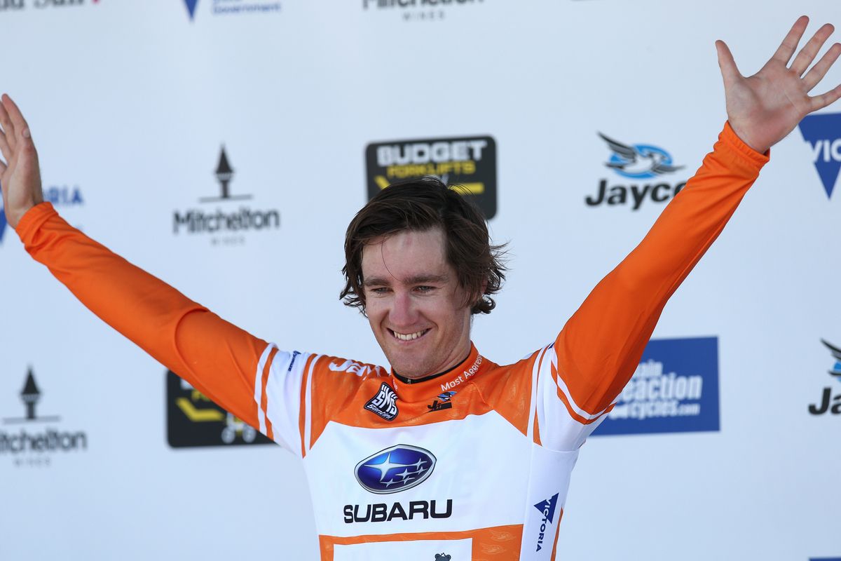 Most agressive rider for the day, Ben Hill (Attaque Gusto)