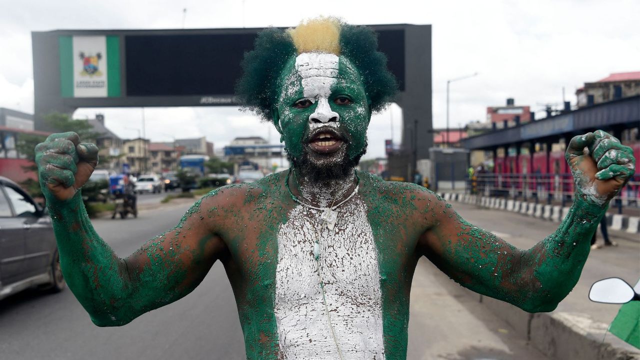 A Peter Obi supporter in Nigeria 