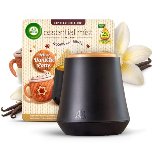 Air Wick Velvet Vanilla Latte Essential Mist Diffuser Kit 20ml