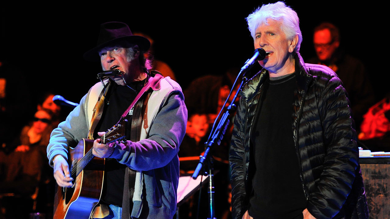 Neil Young and Graham Nash