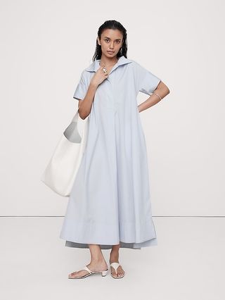 Cruz Poplin Maxi Dress