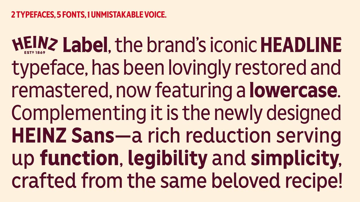 Heinz typography