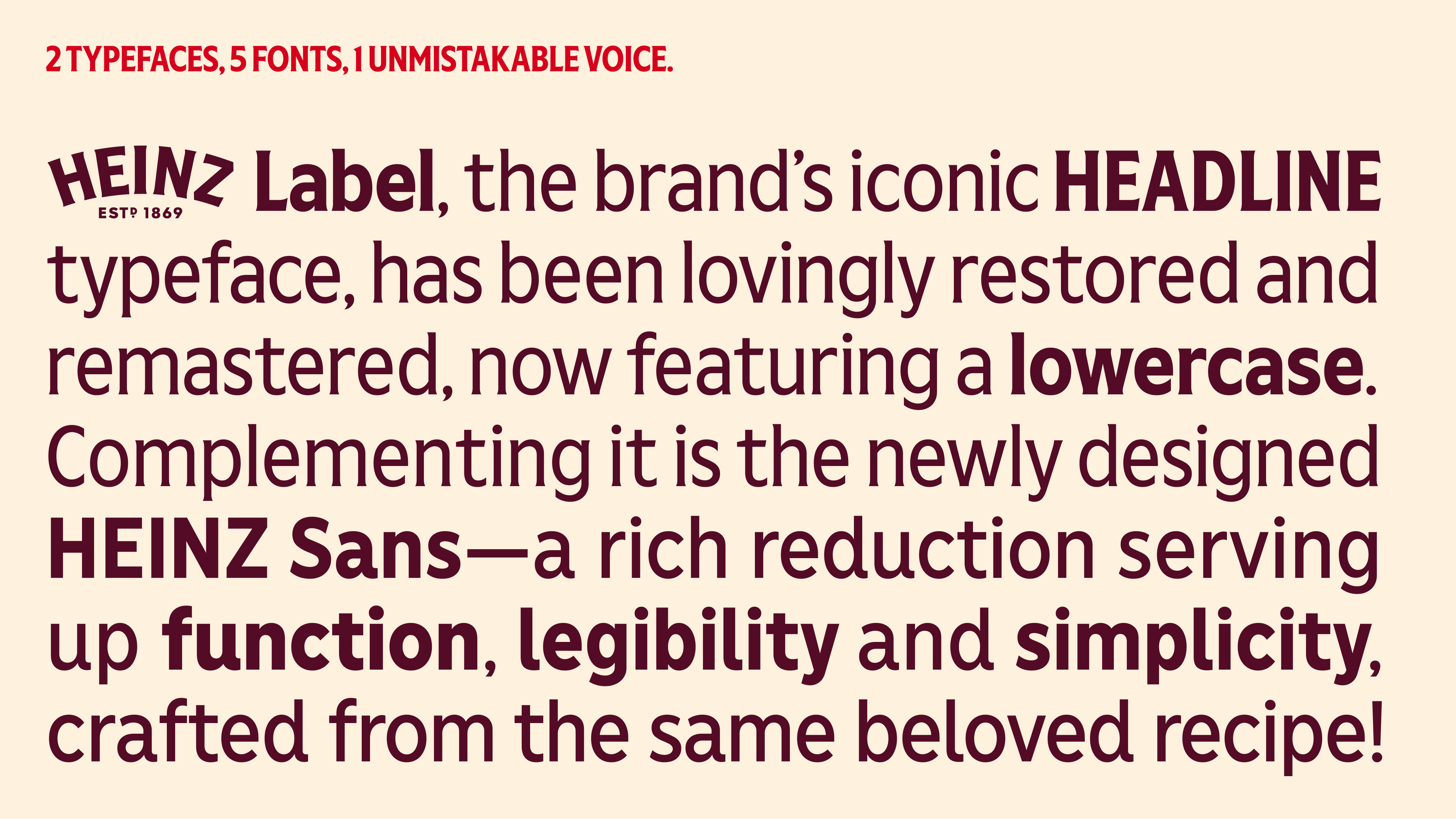 Heinz typography 