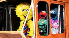 Characters from "Sesame Street" are seen during a film special premiere on Nov. 9, 2017.