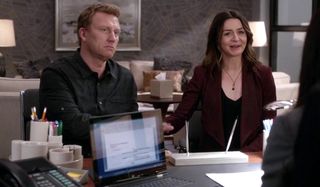 Grey's Anatomy Season 15 Owen and Amelia fight over custody at lawyer's office