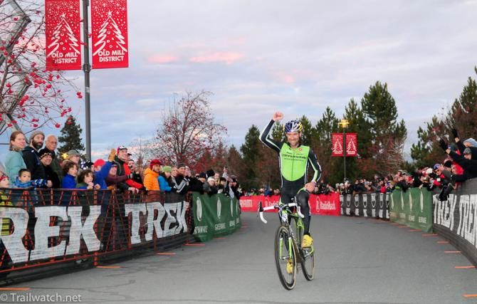 Tim Johnson (Cannondale) winning the USGP finale in Bend