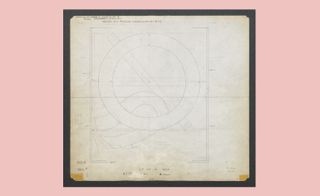 This original 10-inch production drawing shows how many different styles could be made from the outlines drawn on a single, simple sheet