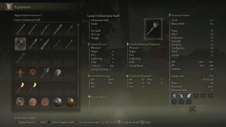 Elden Ring Lusat's Glintstone Staff stats