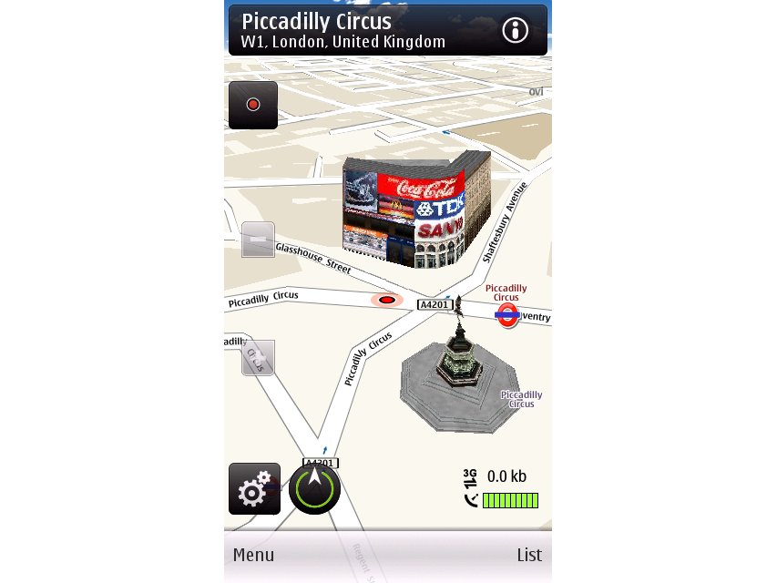 Ovi Maps - getting you to place for free