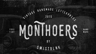 Free font: Monthoers