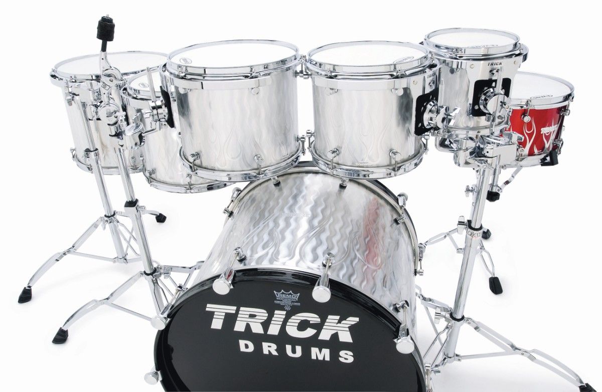 Trick point to the thinness of its drum shells as a positive, low-end enhancing factor in the sound of all of its drums